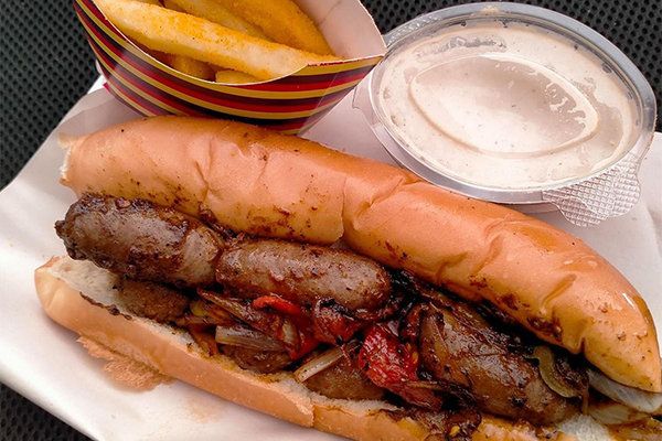 Baladi Sausage Sandwich