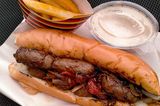 Baladi Sausage Sandwich