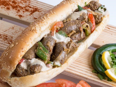 Baladi Sausage Sandwich