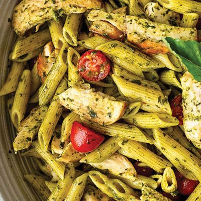 Penne Chicken Pasta with Basil Sauce