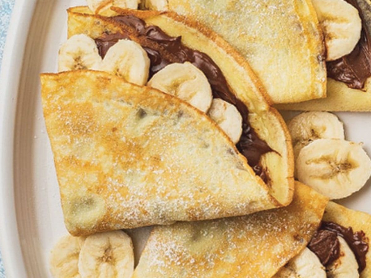 Nutella banana nuts Crepe