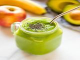 Banana And Apple With Avocado Juice