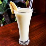 Banana And Milk Cocktail