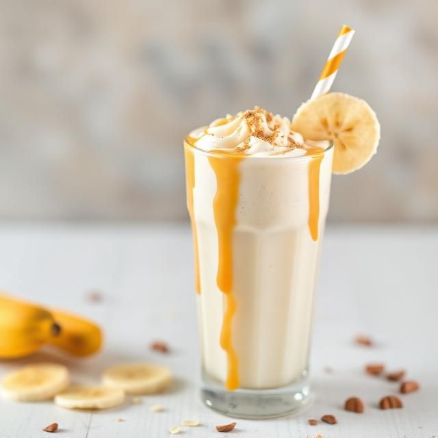 Banana Caramel Milkshake