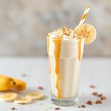 Banana Caramel Milkshake
