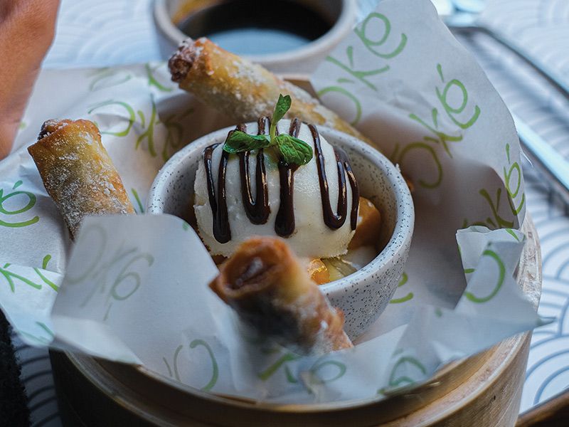 Banana Coconut Rolls