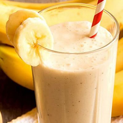 Iced banana juice