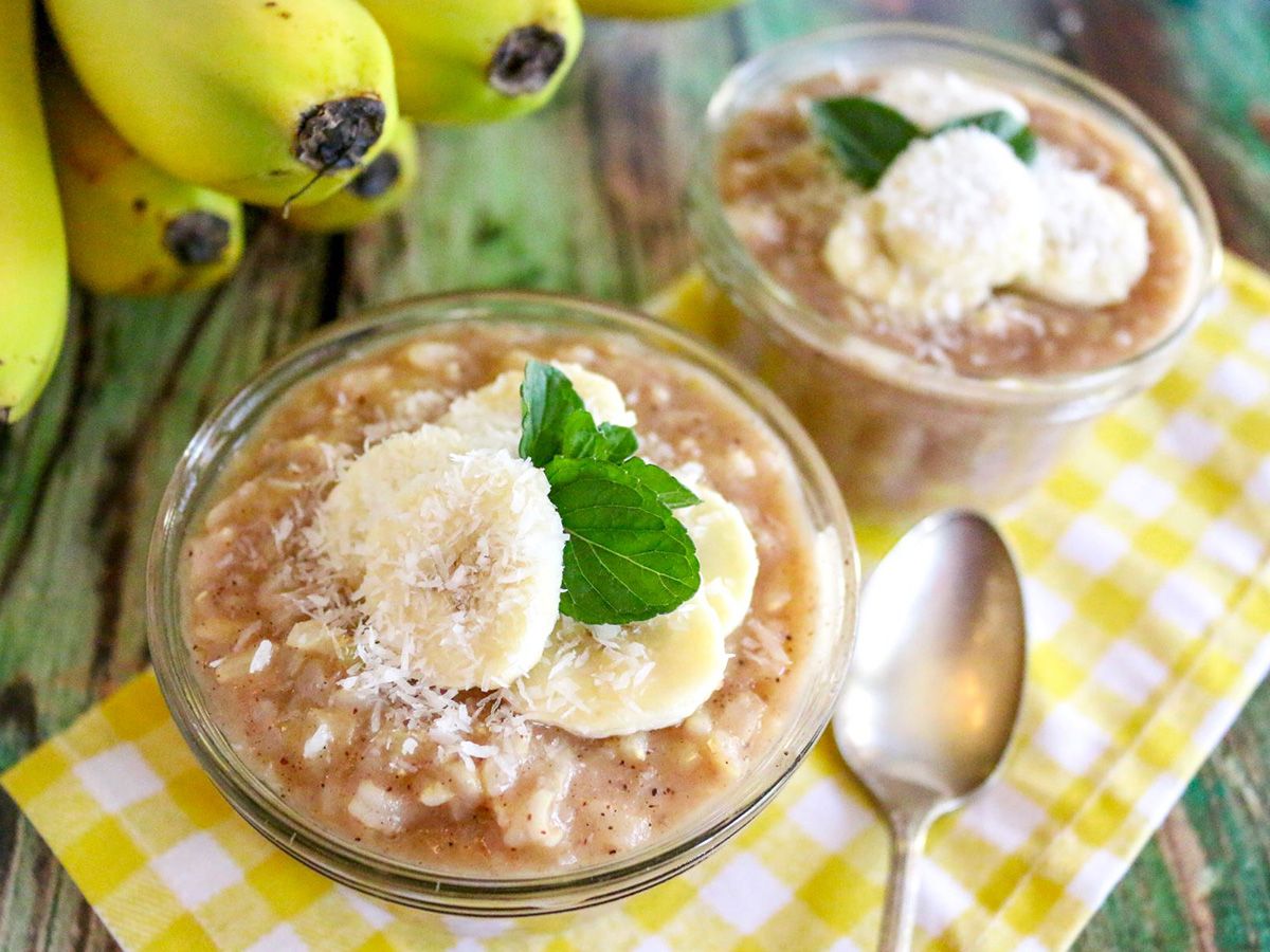 Banana Nutella Rice Pudding