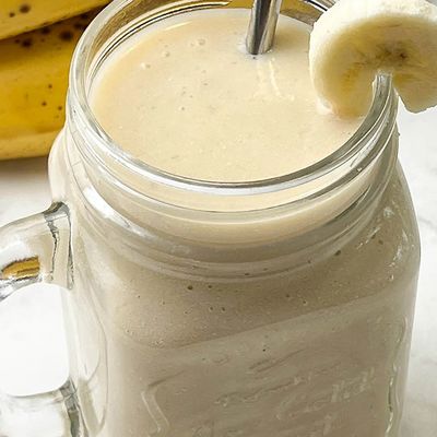 Banana With Milk Juice