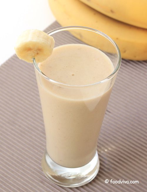 Banana With Milk Juice