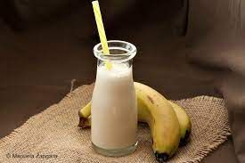 Banana With Milk Juice