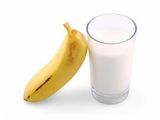 Banana With Milk Juice