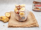 Banana and Nutella Chocolate Ice Cream Roll