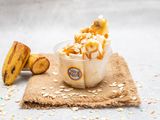 Banana and Oatmeal Ice Cream Roll