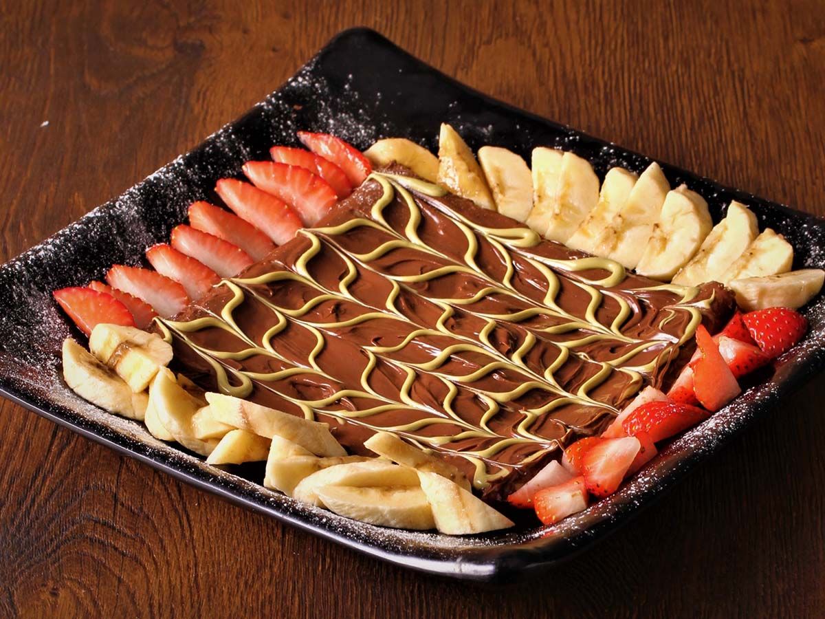 Crepe Banana and Strawberry