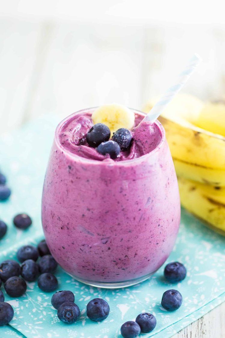 Banana Blueberry Cocktail
