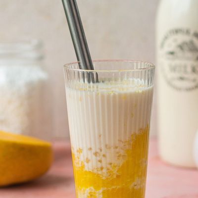 Banana milk mango
