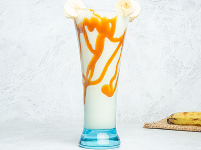 Banana With Caramel Juice