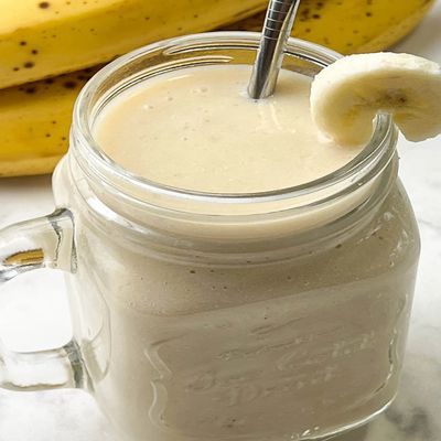 Banana with Milk Juice