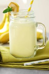 Banana With Milk Juice