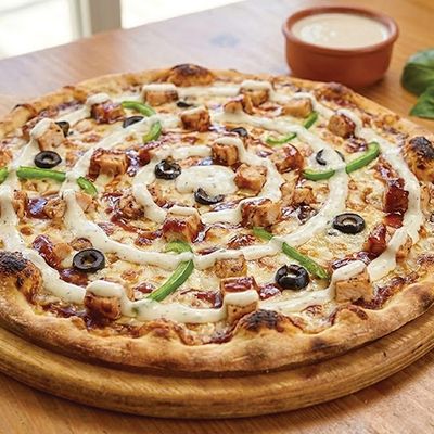 Barbecue Chicken and Ranch Italian Pizza