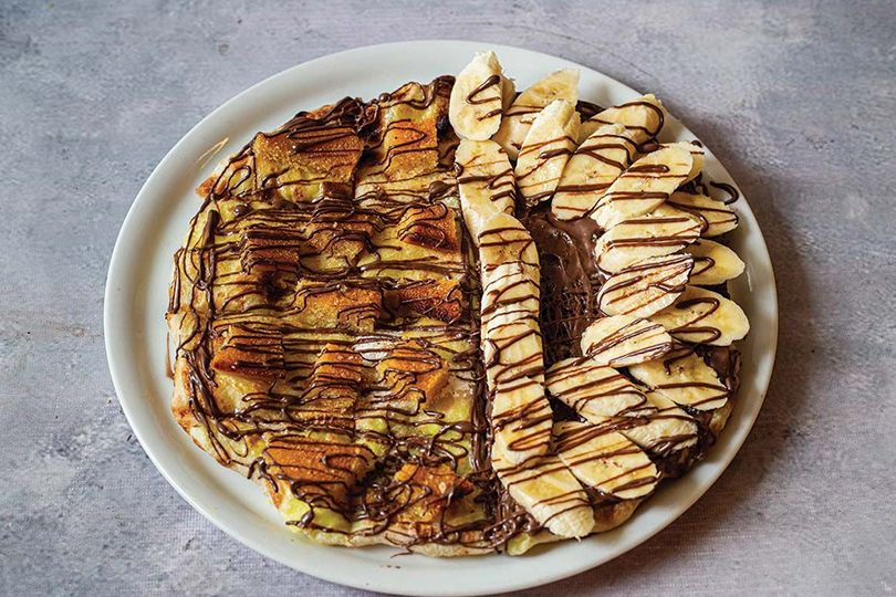 Basbousa And Chocolate Pie