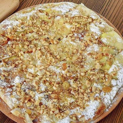 Medium Basbousa Kunafa And Nuts Pie