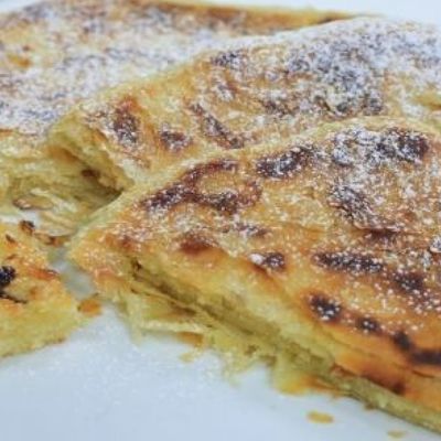 Sweet basbousa pie