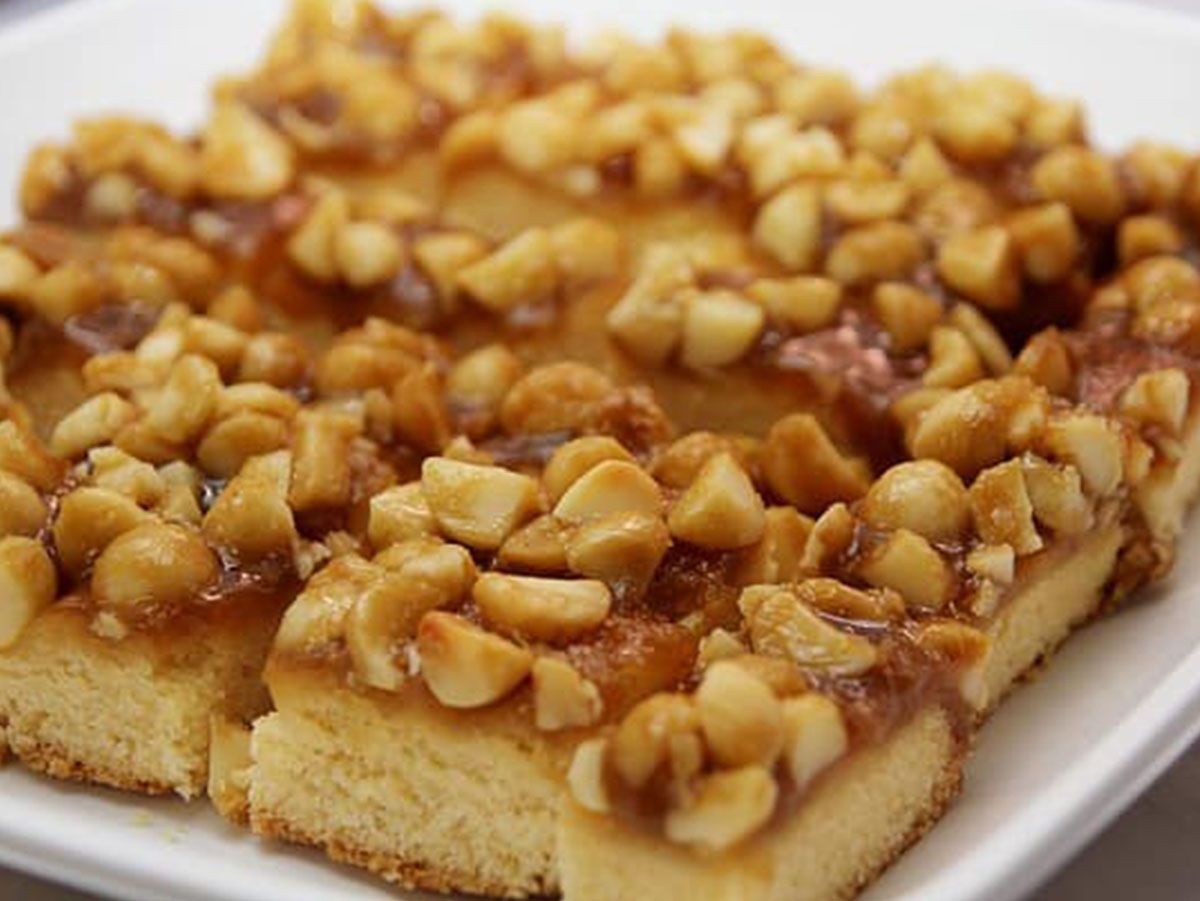 Basbousa With Hazelnut Nuts