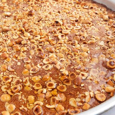 Basbousa With Hazelnut