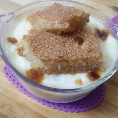 Basbousa With Nuts Rice