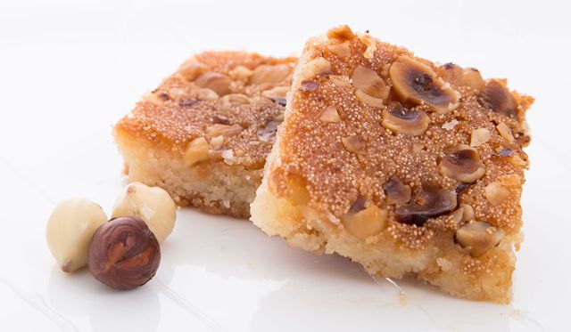 Hazelnut Basbousa