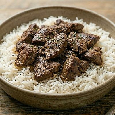 Basmati Rice with Liver