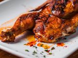 Grilled Chicken With BBQ Sauce Platter