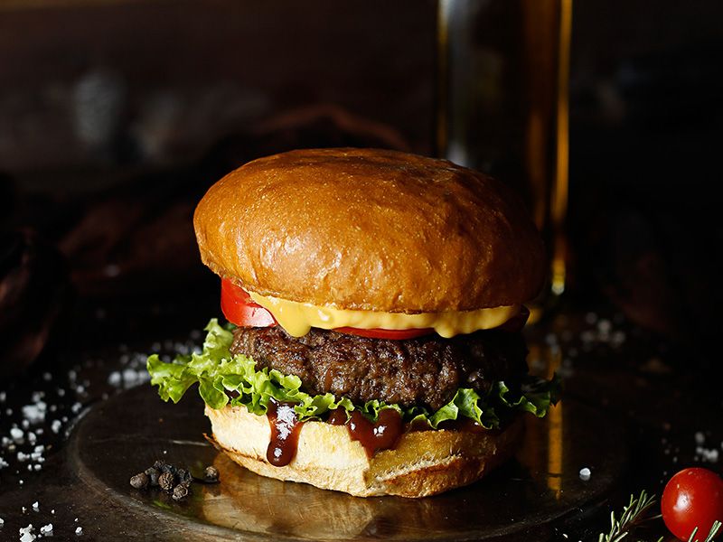 BBQ Beef Burger Sandwich
