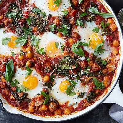 Beans with Eggs