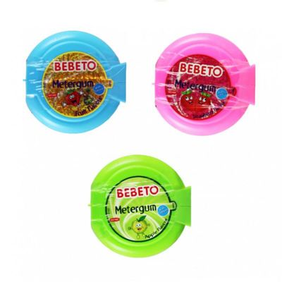 Bebeto Super Loong Bubble Gum With Tattoo Apple