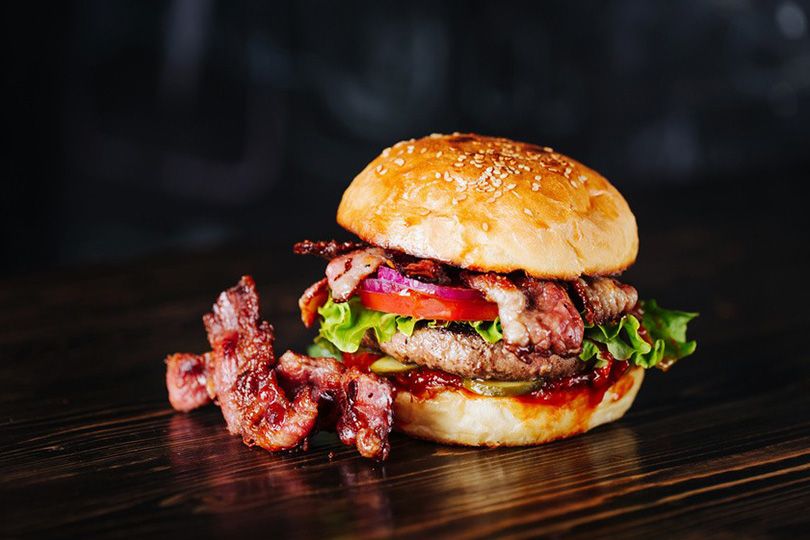 Beef Bacon Burger (Sandwich)