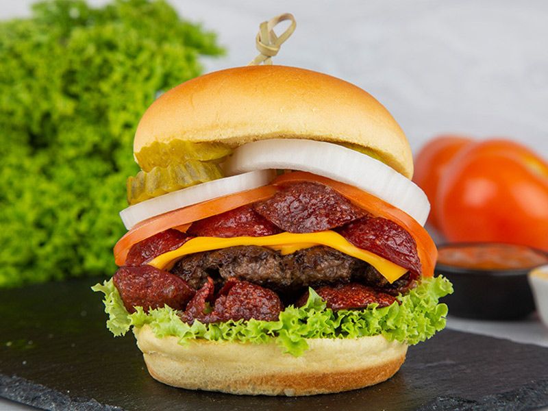 Beef Bacon Burger