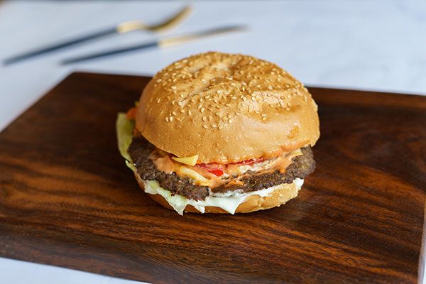Strong beef burger