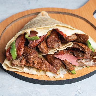 Beef Burger Crepe