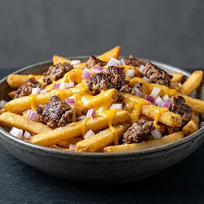 Beef Burger Fries