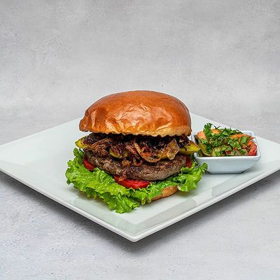 Beef Burger Bun Sandwich