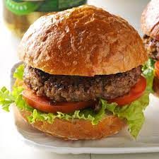 Plain Beef Burger Sandwich