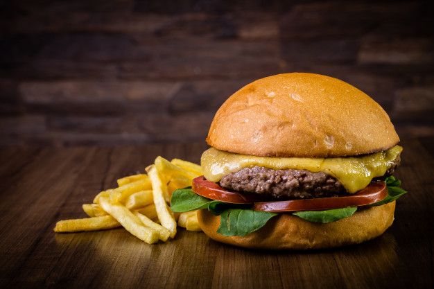 Melted Burger Sandwich