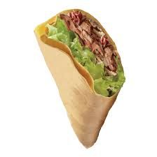 Beef Burger With Cheese Crepe
