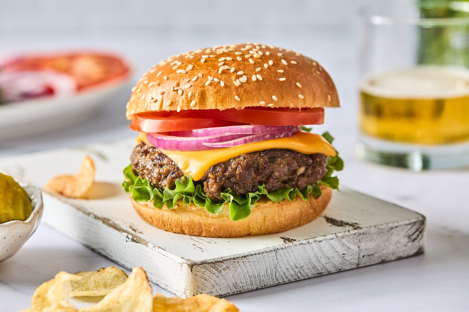 Beef Burger with Cheese