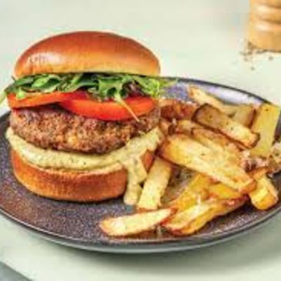 Beef Burger with Fries