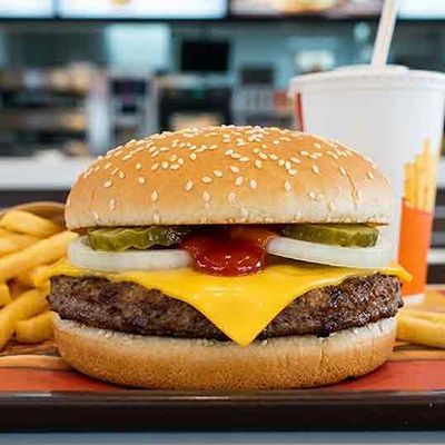 Beef Cheese Burger Combo