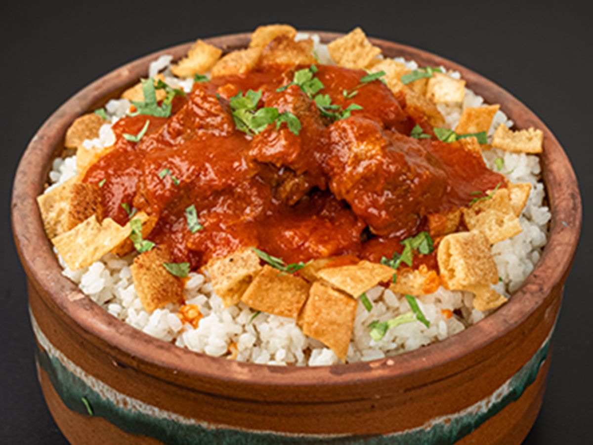 Beef Fattah Dish